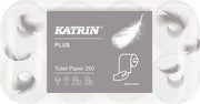 Toilettenpapier Katrin Plus 250 3-lagig 48 RL a 250 Blatt=12000 Bl.KATRIN