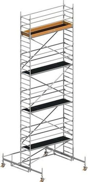 Fahrgerüst Uni Stand.P2 Arbeits-B750xL2850mm Alu.Gerüsthöhe 8610mm 2 kN/m²