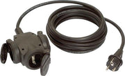 Schutzkontaktverlängerung 16A 230V 3x1,5mm² 25m H07RN-F schwarz IP44 WEINGÄRTNER