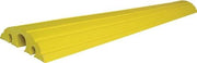 Schlauch- u.Kabelbrücke L1500xB210xH65mm Vollgummi gelb
