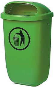 Waste bin H650xW395xD250mm 50L green SULO
