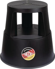 Rolling Stool PP & TPE black Height with/without load 420/428mm WEDO