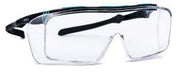 Schutzbrille ONTOR SCHWARZ-TÜRKIS PC HC AF AS UV