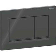 Geberit BetPl. Sigma30, für 2-Mengen-Sp. schwarz / schwarz matt