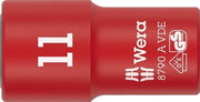 Steckschlüsseleinsatz 8790 A VDE 1/4Zoll Schlüsselweite 11 mm Länge 41 mm WERA