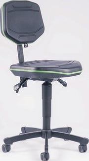 Arbeitsdrehstuhl Workster Rollen PU-Schaum schwarz grün 515-655mm MEY