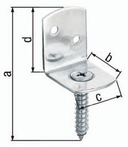 Flechtzaunhalter 83x32x30x38mm VA ma L-Form GAH
