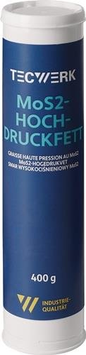 MoS² Hochdruckfett schwarzgrau 400g Kartusche TECWERK