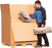 Palettencontainer Wellpappe L1180xB780xH1070mm zweiwellig braun