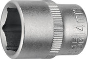 Steckschlüsseleinsatz 1/4 Zoll 6-kant SW 6mm L.25mm TECWERK