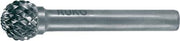 Frässtift KUD Schaft-D.6mm D.10mm Kopf-L.9mm HM Blank Verz.KVZ 4 RUKO