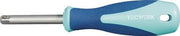 Handle with square drive 1/4" 2-component grip Length 150 mm TECWERK