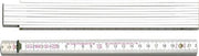 Gliedermaßstab L.2m B.16mm mm/cm EG III Buche weiß BMI