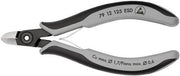 Präzisions-Elektronik-Seitenschneider L.125mm Facette ja,sehr kl.pol.ESD KNIPEX