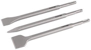 Einsteckwerkzeugset SDS-plus 3-tlg. in Kunststoffbox L.250mm TECWERK