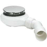 Viega Tempoplex Ablaufgarnitur 6963, BH:60, 115mm, D90, Bogen 45Gr, verchromt