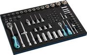 Werkzeugmodul 71-tlg.3/3-Modul Steckschlü.TECWERK
