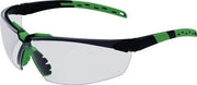 Schutzbrille Sprinter EN 166 EN 170 Bügel schwarz/grün,Scheibe klar PC PRO FIT