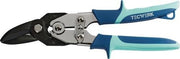 Figural snips L.260mm right-handed steel max.1.5mm TECWERK