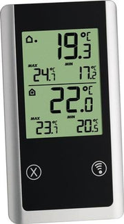 Funkthermometer Joker auß.-50 b.70GradC/ in.0 b.50GradC H152xB82xT72mm Ku.TFA