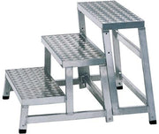 Arbeitspodest Alu.Stufen 1 Modul f.3.Stufe H.600mm Riffelblech