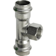 VIEGA T-Stück SANPRESS Inox 2317.2 54mm x 1/2 IG x 54mm Edelstahl