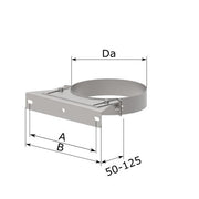 POLL Wandbefestigung Di: 130mm, variabel System III FU, # 3U05W4013