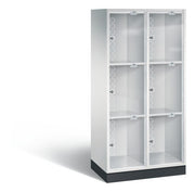 XL-Schließfachschrank Intro 6 Fächer H1751B820T480 mm Lichtgrau C+P