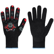 Schnittschutzhandschuh xtreme Impact 0891 Gr. 8 schwarz/rot OPTIFLEX