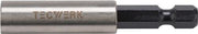 Bithalter 1/4 Zoll F 6,3 1/4 Zoll C 6,3 Magnet L.60mm TECWERK