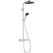 HG Activera S Showerpipe 240 1jet EcoSmart mit Ecostat Fine chrom