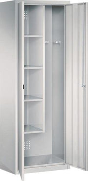 Putzmittelschrank H1800xB600xT500mm m.Sockel lichtgrau ORGAMI