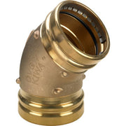 VIEGA Bogen 45 Grad SANPRESS XL 2226XL 88,9mm Rotguss