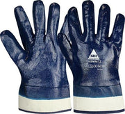 Handschuhe Chemnitz Gr.9 natur/blau Baumwolle/Nitril EN 388 PSA II HASE
