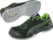 Safety Shoe Fuse TC Green Low Size 43 Black/Green Microfiber/Mesh