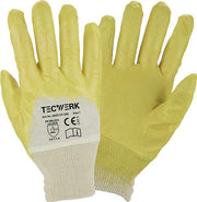 Handschuhe Lippe Gr.7 gelb Nitrilbeschichtung EN 388 PSA II TECWERK