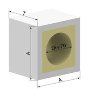 POLL Wanddurchführung T: 240mm Di: 150mm System III FU, # 3U05 WA2