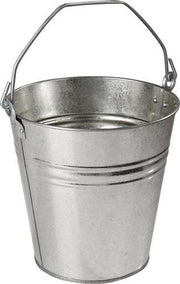Eimer 12,5l Stahlblech,verz.silber D.300mm H.300mm