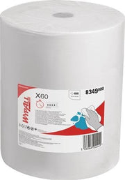 Wischtuch Wypall X60-8349 L380xB420ca.mm weiß 1-lagig 650 Tü./Rl.WYPALL