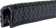 Kantenschutz Klemmbereich 1-2mm L.10m B.6,5mm H.9,5mm schwarz TECWERK
