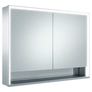 KE Spiegelschrank Royal Lumos 14304, Wandvorb.,1000x735x165mm,silber-eloxiert