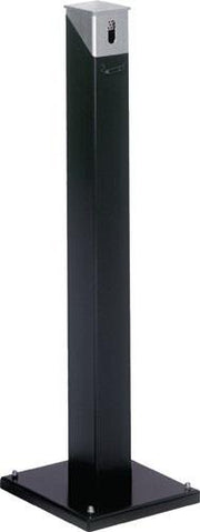 Ascherstandsäule B300xT300xH1005mm anthrazit/silber m.Inneneinsatz verz.