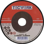 Trennscheibe ALU D125x1mm gerade Alu.Bohr.22,23mm TECWERK