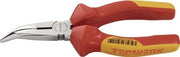 Flat-nose pliers L.200mm 40 degrees angled VDE multi-component handles TECWERK