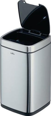 Abfallsammler NO TOUCH 12L 12l H430mm VA/Ku.metallic silber DURABLE