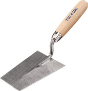 Berner Pointing Trowel L.120mm W.80mm Hardened with Wooden Handle TECWERK Steel