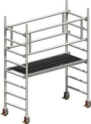 Fahrgerüst Uni Leicht P2 Arbeits-B750xL1800mm Alu.Gerüsthöhe 2330mm 2 kN/m²