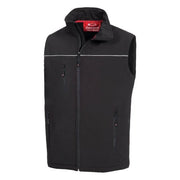 Softshell Vest Motion Tex Light, black, 96% Polyester/4% Elastane, Size M