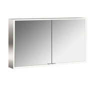 EC Lichtspiegelschrank prime 06384 Aufputz, 2trg. 1200 mm alu.