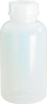 Wide-mouth bottle, H. 247mm, D. 120mm, PE (LDPE), natural, filling opening D. 50mm, capacity 2000ml
